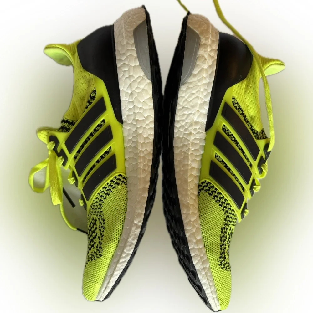Adidas UltraBoost 1.0 Solar Yellow Black EH1100 women’s 8.5 / mens 7 💛 Like New - Picture 4 of 7